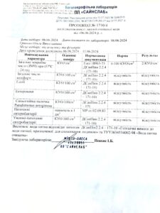 Бактериологический анализ воды 06.06.2024